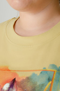 Арт. 31169 Футболка женская 50-60 (6 шт) Цвет:бежевый - Калинка фото 7