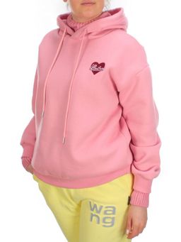 7002-4 PINK Худи женское на флисе
