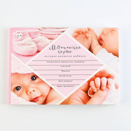 Медицинская карта ребенка Форма №112/у Розовый коллаж, 80 листов - Artfox фото 13