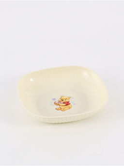 Тарелка пластиковая детская, 14,5*14,5 см, Медвежонок