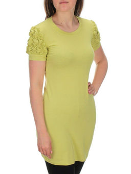 17251 LT.GREEN Туника женская (92% вискоза, 8% эластан)