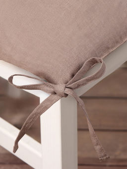 Подушка на стул SL HOME Coniferous, 42×42 см, коричневая