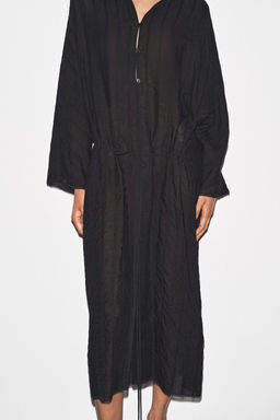 MIDI DRESS WITH TOGGLES ZW COLLECTION - Zara фото 5