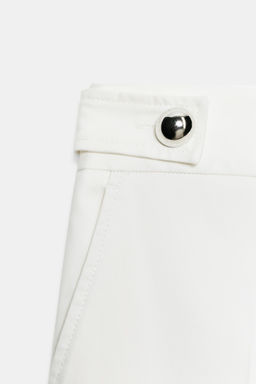 PANTAL?N BOTONES MET?LICOS / Crudo - Zara фото 9