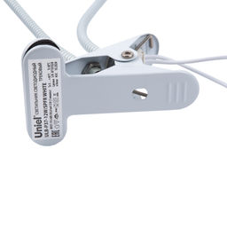 ULT-P35M-15W/SPLE/TM IP40 WHITE LEAF Светильник для растений светодиодный с таймером, на прищепке. Спектр для фотосинтеза. TM Uniel