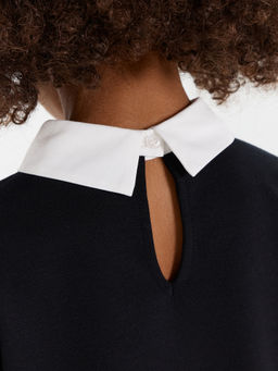 Джемпер для девочек в черном цвете - Mark formelle фото 6