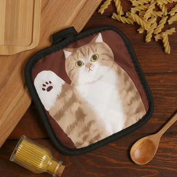 Прихватка Доляна Котики Муся 17*17 см 100% п/э