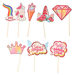 Набор фотобутафории Волшебный день рождения, 20 х 30 см., 250 гр/кв.м - Страна карнавалия фото 2