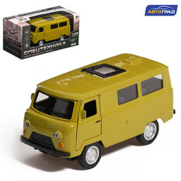 Машинка металлическая УАЗ 3962. Спецтехника, инерция, 1:32, световые и звуковые эффекты, цвет МИКС