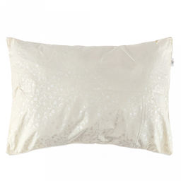 Наперник пуходержащий 60х40см "Травы, беж", тик смесовый 135г/м2 (хлопок 80%, полиэстер 20%), на молнии, упаковка ПП 22х30см, "Домашняя мода" (Россия)