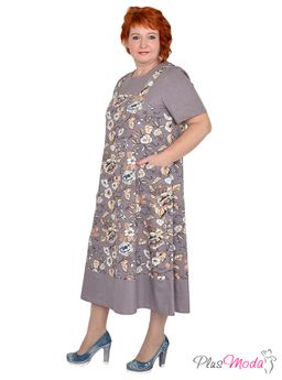 Платье Модель №1223 размеры 44-84 - Plusmoda фото 4