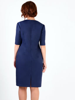 Платье синее женское - Almond фото 3