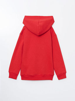 Sonic Bask?l? Erkek ?ocuk Kal?n Sweatshirt