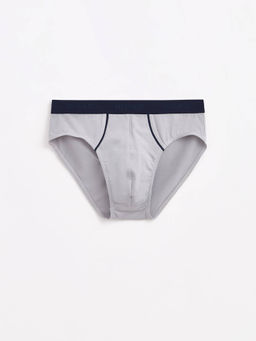 DIWARI PREMIUM MSL 1571 Хлопковые трусы-cлипы grey