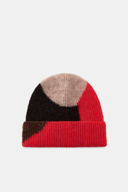 PRINTED KNIT BEANIE - Zara фото 3