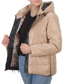 8268 BEIGE Куртка демисезонная женская BAOFANI (100 гр. синтепон) - Фабричный китай фото 9