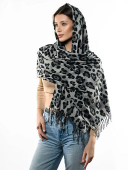 Яркий палантин с анималистичным принтом - Pretty mania фото 8