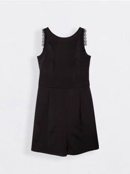 CONTE Черный полукомбинезон с открытыми плечами и кружевом GIGI black black 19С-1003ТСП