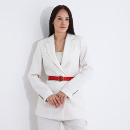 Ремень женский, ширина 2,8 см, пряжка металл, цвет красный - Simaland фото 3