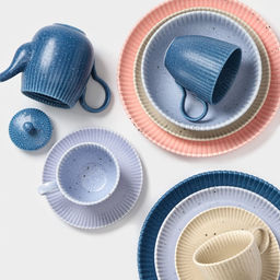 Кружка Доляна Коралл, 350 мл, фарфор, розовая  фото 5