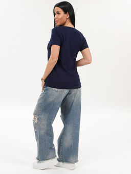 IV-CAPRIZ Поликсена - футболка чернильный