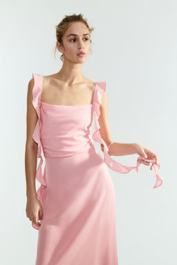 Vestido con paneles drapeados - H&m фото 6