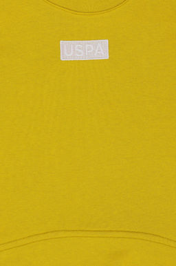 U. S. Polo Assn Базовый свитшот с круглым вырезом фисташкового цвета для девочек - U.s. polo assn фото 10