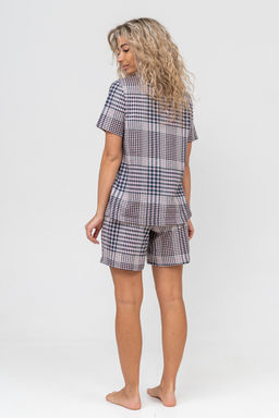 Костюм женский Натали из хлопка в клетку  фото 30