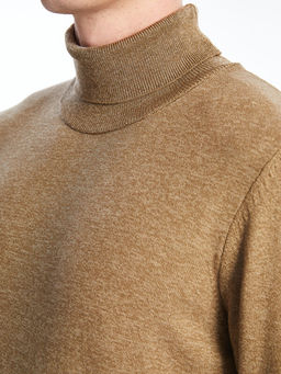 Bal?k?? Yaka Uzun Kollu Erkek Triko Kazak