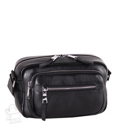Сумка женская кожаная 3229Q black Polina&Eiterou/30 в Новосибирске
