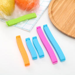 Зажимы для пакетов Доляна, 14/11/7 см, 6 шт, цвет МИКС фото 3