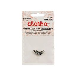 Zlatka Концевик FMK-E12 4 х 8 мм 5 х 2 шт 02 под золото  фото 3