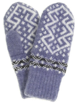 Варежки женские "Ромб с орнаментом" ПП 3236-8