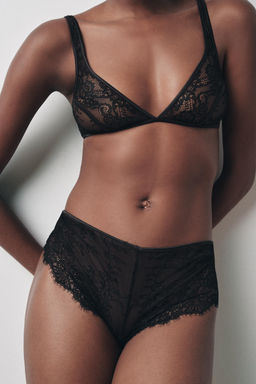 LACE TRIANGLE BRALETTE - Zara фото 4