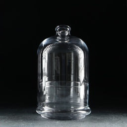 Блюдо сервировочное Paşabahçe Patisserie midi, d=11,5 см, стекло, с купольной крышкой, прозрачное