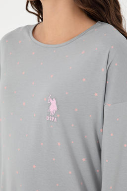 Женский серый пижамный комплект Неожиданная скидка в корзине - U.s. polo assn фото 6