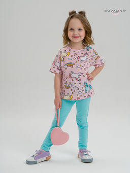 Костюм Мун единорожки на розовом-мятный - Sovalina фото 2