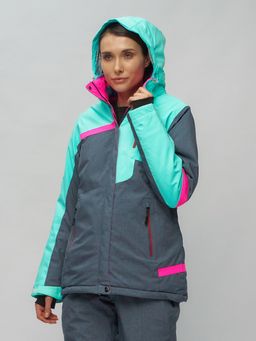 Горнолыжный костюм женский бирюзового цвета 02282Br - Chunmai фото 6