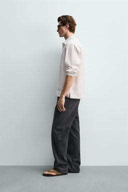 CAMISA POLO ALGOD?N - LINO / Crudo - Zara фото 4