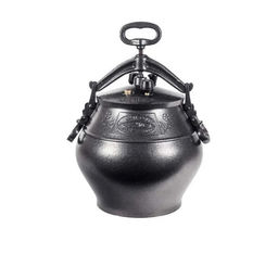 Казан (скороварка) 8,0 л Афганский, черный с боковыми ручками (Н107)