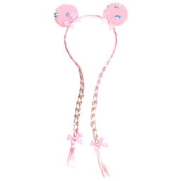 Ободок «Ушки», с косичками