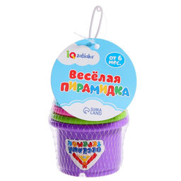 Развивающая игрушка Пирамидка-стаканчики: Милота, 9 предметов