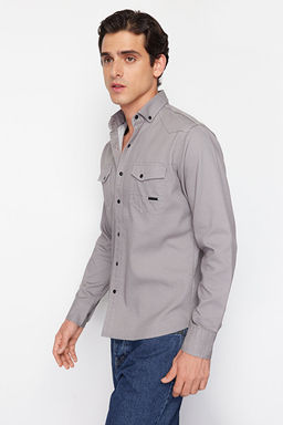 Gri Regular Fit __t__tl_ Denim Kot G_mlek TMNSS24GO00081 - Trendyolmilla фото 2