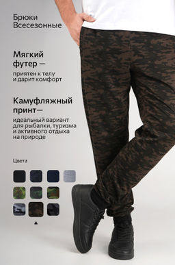 Мужские брюки из футера двухнитки Happyfox