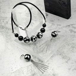 Серьги из муранского стекла ARGENTA LS1459