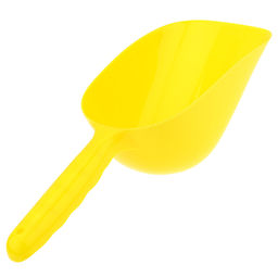 Совок для сыпучих продуктов пластмассовый, 0,6л, 30х10,5х7,5см, с мерной шкалой, цвета в ассортименте: белый, желтый (Китай) - Домашняя мода фото 4