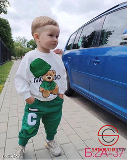 Костюм двойка детский с принтом