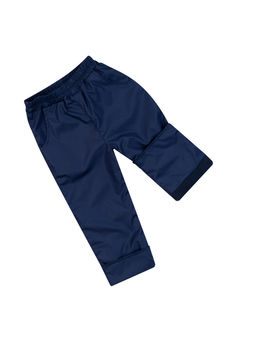 Брюки на поясе демисезонные синие (146, 72)