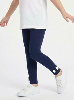 Бриджи (лосины) UD 0939 синий - Mini maxi фото 2