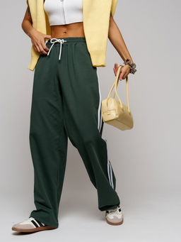 338 Брюки женские с лампасами, темно-зеленый - Knitka wear фото 10